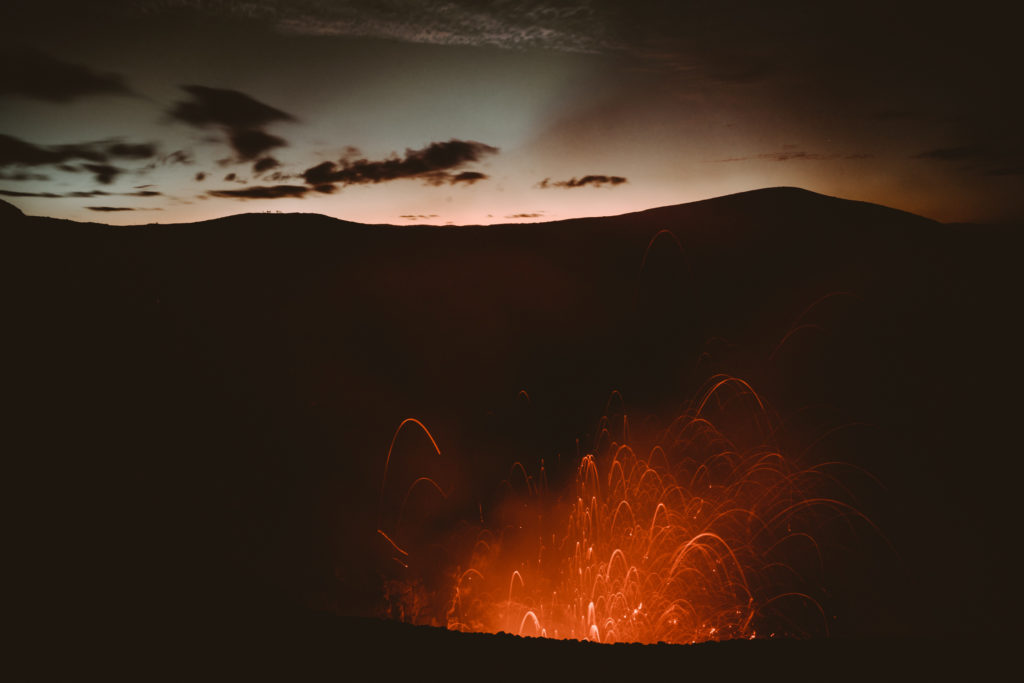 A volcano is one of the best places to get married in Vanuatu!