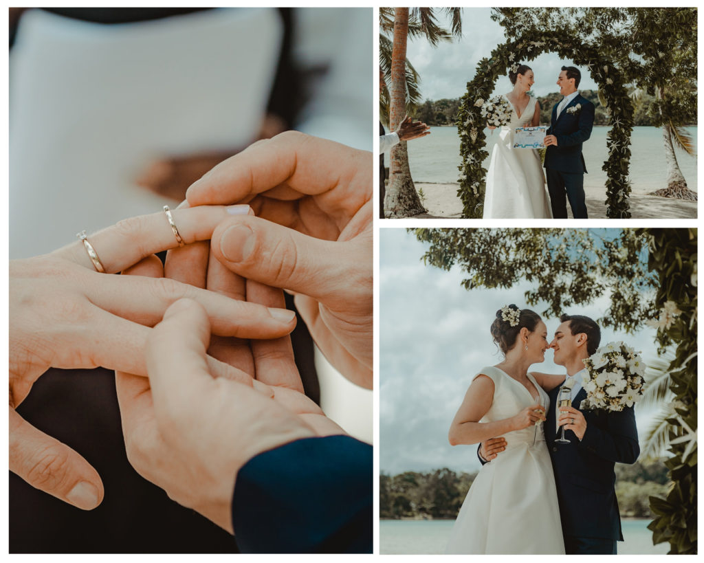 Couple eloping on Erakor Island